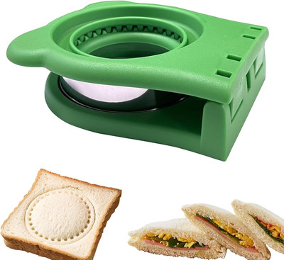 Oneness Kids' Fun Sandwich Maker, DIY Cutter and Sealer for Perfect Crustless Lunchbox Cookie Press