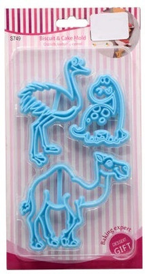 BAKERS4U Ostrich, Tortoise, Camel ; 3 Piece Cookie Cutter Set Cookie Cutter(Pack of 3)