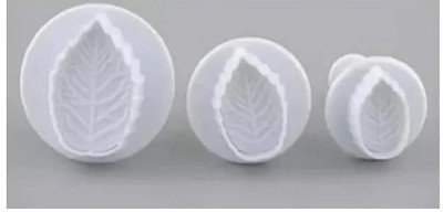 Xila Magic Rose Leaf plunger 3pcs set Cookie Press Cookie Cutter(Pack of 3)