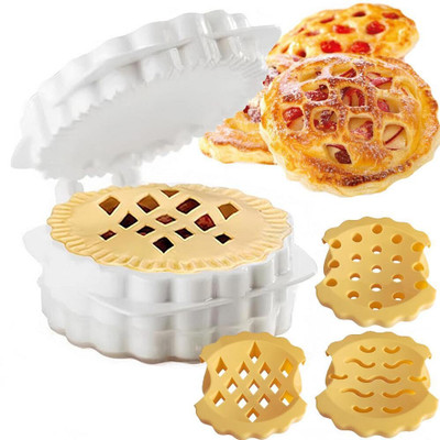 Diyansh 3 Shapes Mini Pie Maker Cookie Press(Pack of 3)