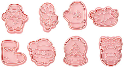 CAKE DECOR Cookie Cutter(Pack of 8)