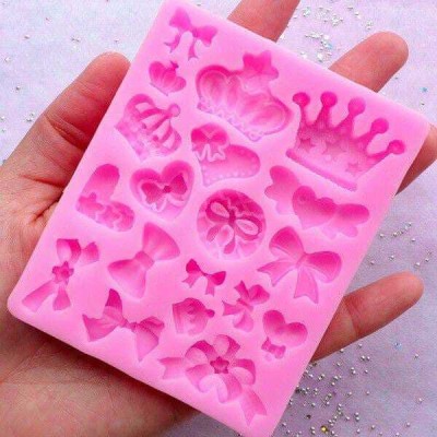 HOMEBAKERS MART Fondant Multi Design Crown Mould Cookie Press