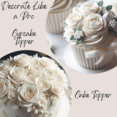 Confect White Edible Gum Paste for Cake Decorating | Soy-Free, Palm Oil-Free- Icing(250 g, Vanilla)