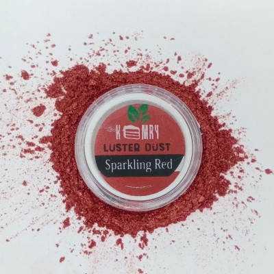 KEMRY Edible Luster Dust Sparkling Red|Pearl Dust|Cake Chocolate & Confectionery|Shine Glitters(5 g, NA)