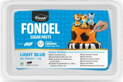 mavee's Fondel Sugar Paste - Light Blue Colour - 1 Kg Sugar Paste(1 kg)