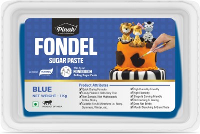 mavee's Fondel Sugar Paste - Blue Colour - 1 Kg Sugar Paste(1 kg)