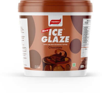 mavee's Ice Glaze - Chocolate- 2.5 Kgs Topping(2.5 kg)