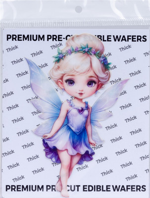 TastyCrafts Girls Theme, TT-237| Wafer Paper | Party Cake Decorating Supplies | 5.5 x 4 inch Topper(100 g, Edible)