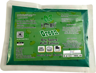 KEMRY Edible Dry Spray Food colours to Decorate Cakes - Green Topping(60 g)