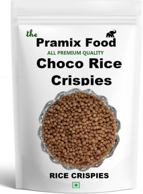 Pramix Brown Rice Crispies, Choco Rice Crispy Round, Crisp Rice Bubbles - 1kg Topper(1 kg, Chocolate)