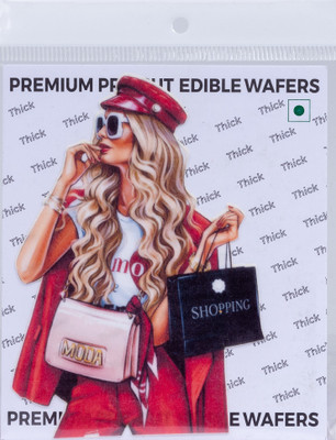 TastyCrafts Girls Theme - TT-28 | 5.5 x 4 inch | Wafer Paper | Party Cake Decorating Supplie Topper(100 g, Edible)