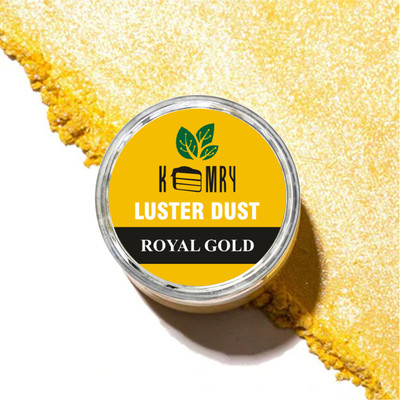 KEMRY Luster Dust Royal Gold|Pearl Dust|Cakes, Chocolates & Confectionery|Shine Glitters(5 g, NA)