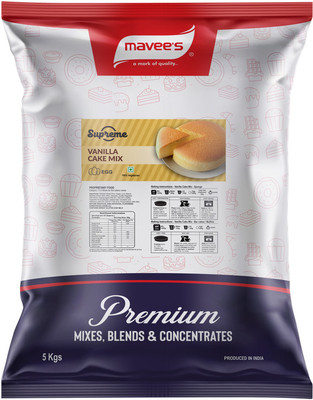 mavee's Supreme - Vanilla Cake Mix Egg, Premium Baking solutions Baking Powder(5 kg)