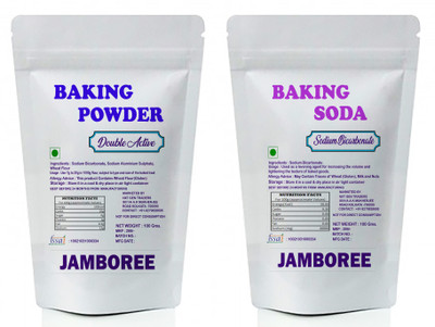 JAMBOREE Baking Powder and Baking Soda Combo Pack 200g Baking Powder(2 x 100 g)