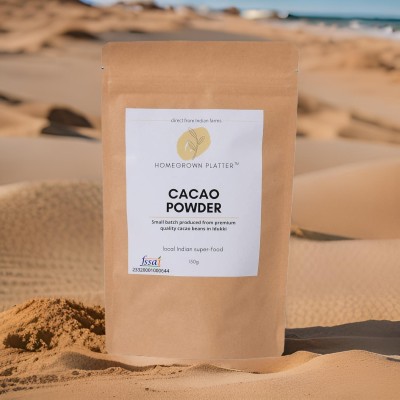 Homegrown Platter Natural Unsweetened Cocoa Powder 150g Perfect for Baking & Hot DrinksEQ274 Cocoa Powder(150 g)