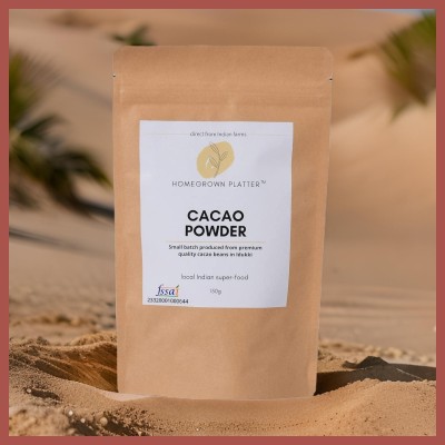 Homegrown Platter Natural Unsweetened Cocoa Powder 150g Perfect for Baking & Hot DrinksLH283 Cocoa Powder(150 g)