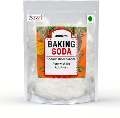 Phalfool Baking Soda Powder For Baking, Cooking, Cleaning Baking Soda Powder (200 g) Baking Soda Powder(200 g)