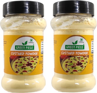 GREEN PIECE Custard Powder (100gm)(Pack of 2) Custard Powder(2 x 100 g)