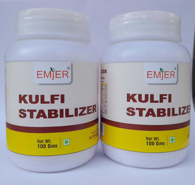 EMJER KULFI STABILIZER COMBO Glycerol Monostearate (GMS) Powder(2 x 100 g)