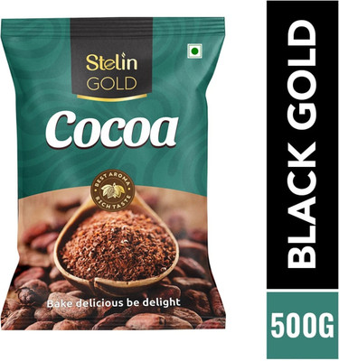 Stelin BLACK GOLD COMBO-08- 500 GRAM- Cocoa Powder(8 x 500 g)