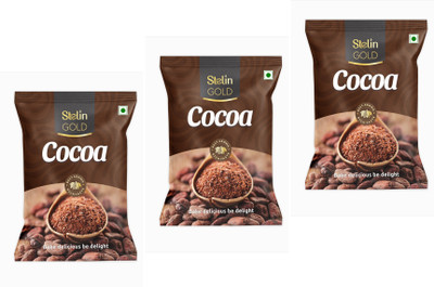 Stelin Gold Super combo - 3x1000 Grams -- Cocoa Powder(3 x 1 kg)