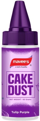 mavee's Cake Dust - Tulip Purple Bottle- 60 Grams Baking Powder(60 g)