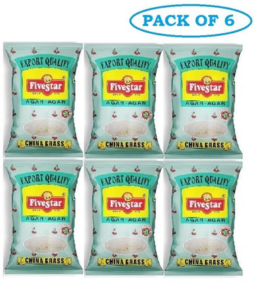 Five Star China Grass Export Quality Agar Agar Solid(6 x 8 g)