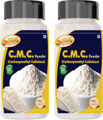 Dharmasut CMC Powder for Soft | Smooth | Creamy Ice Creams 200gm Carboxymethyl Cellulose (CMC) Powder(2 x 100 g)