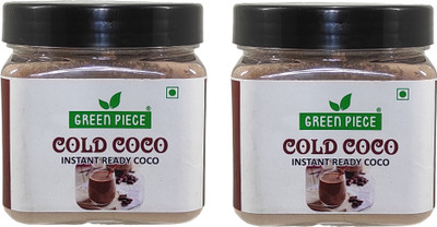 GREEN PIECE Instant Cold Coco / Cocoa Powder 200gm.(Pack of 2) Cocoa Powder(2 x 200 g)