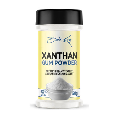 Bake King Xanthan Gum Powder 50gm (Thickening Agent, Binding Agent & Stabilizer for Food) Food Grade Quality. Xanthan Gum Powder for soups, Gluten Free Baking, Keto Diet. Xanthun Gum 50gm Baking Powder Baking Powder(50 g)