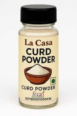 La Casa Instant Curd Powder | Quick Fermenting Yogurt Blend | Healthy & Delicious Dry Yeast Powder(250 g)