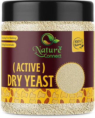 NATURE CONNECT Active Dry Yeast Powder Used for Baking, Bread, Cake, Pizza Making and Dough Yeast Powder(250 g)