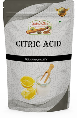 spice n dice Pure Citric Acid|Nimbu Sat(Food Grade)|Multiple Purpose Uses For Home & Kitchen Citric Powder(250 g)