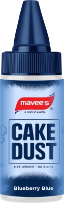 mavee's Cake Dust - Blueberry Blue Bottles - 60 Grams Baking Powder(60 g)