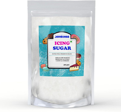 JAMBOREE Icing Sugar for Cake Baking Frosting, Glazing Filling Thickening or Dusting 400g Icing Sugar Powder(400 g)