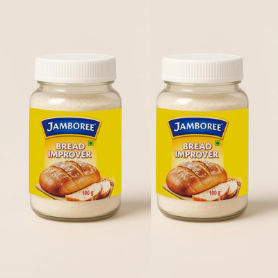 JAMBOREE Bread Improver Multipurpose Self Rising Flour Powder Raising Ingredient Powder(2 x 100 g)