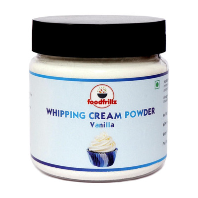 foodfrillz Whipping Cream Powder - Vanilla Topping Powder(100 g)