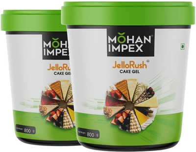 Mohan Impex Cake gel 800 gm Jelly Liquid(2 x 0.8 kg)