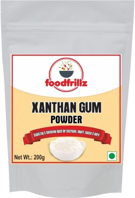 foodfrillz Xanthan Gum Powder, 200 g (binding, stabilizing & thickening ingredient gluten free) Baking Powder(200 g)