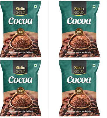 Stelin BLACK GOLD COMBO -04 X 1000- GRAM - Cocoa Powder(4 x 1000 g)