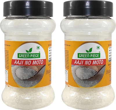 GREEN PIECE Premium Ajinomoto Flavored Salt Monosodium Glutamate (MSG) Solid.(Pack of 2) Monosodium Glutamate (MSG) Crystals(2 x 100 g)
