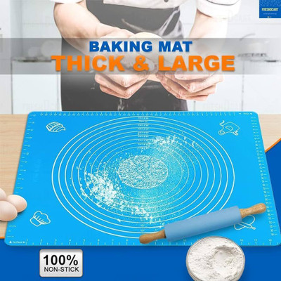 Ignero Dough Roti Chapati Rolling Baking Sheet Food-grade Silicone Baking Mat(Pack of 1)