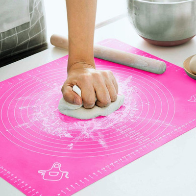 AnjaniputrA Non-Stick Silicon Reusable Pastry Fondant Dough Roti Chapati Rolling Baking Mat Food-grade Silicone Baking Mat(Pack of 1)