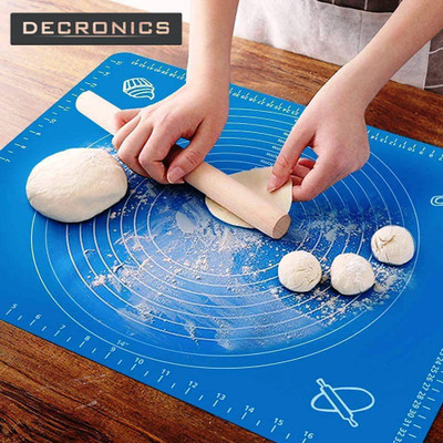 DECRONICS Silicone Baking Mat Roti mat Chapati Atta Kneading Mat Non-Stick Stretchable Food-grade Silicone Baking Mat(Pack of 1)