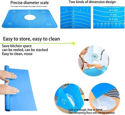 ShineTex Food-grade Silicone Baking Mat(Pack of 1)