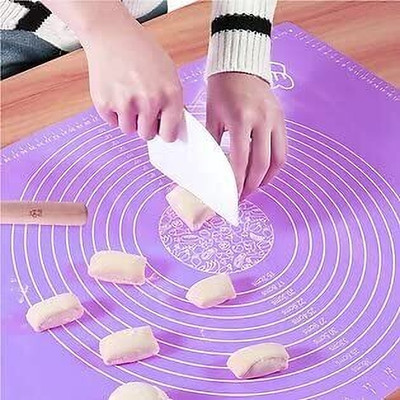 Ignero (Baking Mat 50 * 40 cm)(Multicolor) Food-grade Silicone Baking Mat(Pack of 1)