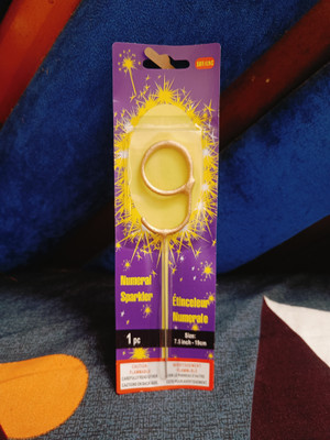 Vamesco Nine Cake Topper(Golden Pack of 1)