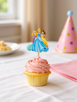Party Propz Cupcake Topper(Multicolor Pack of 25)