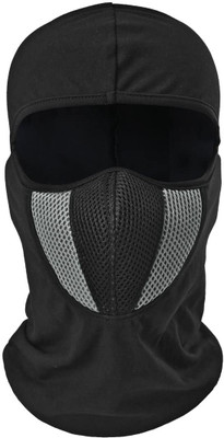 zaysoo Black Bike Face Mask for Men & Women(Size: Free,  Balaclava)