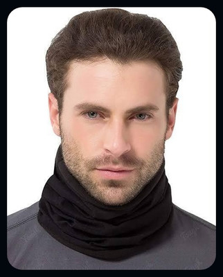 Jully Black Bike Face Mask for Men & Women(Size: Free,  Balaclava)